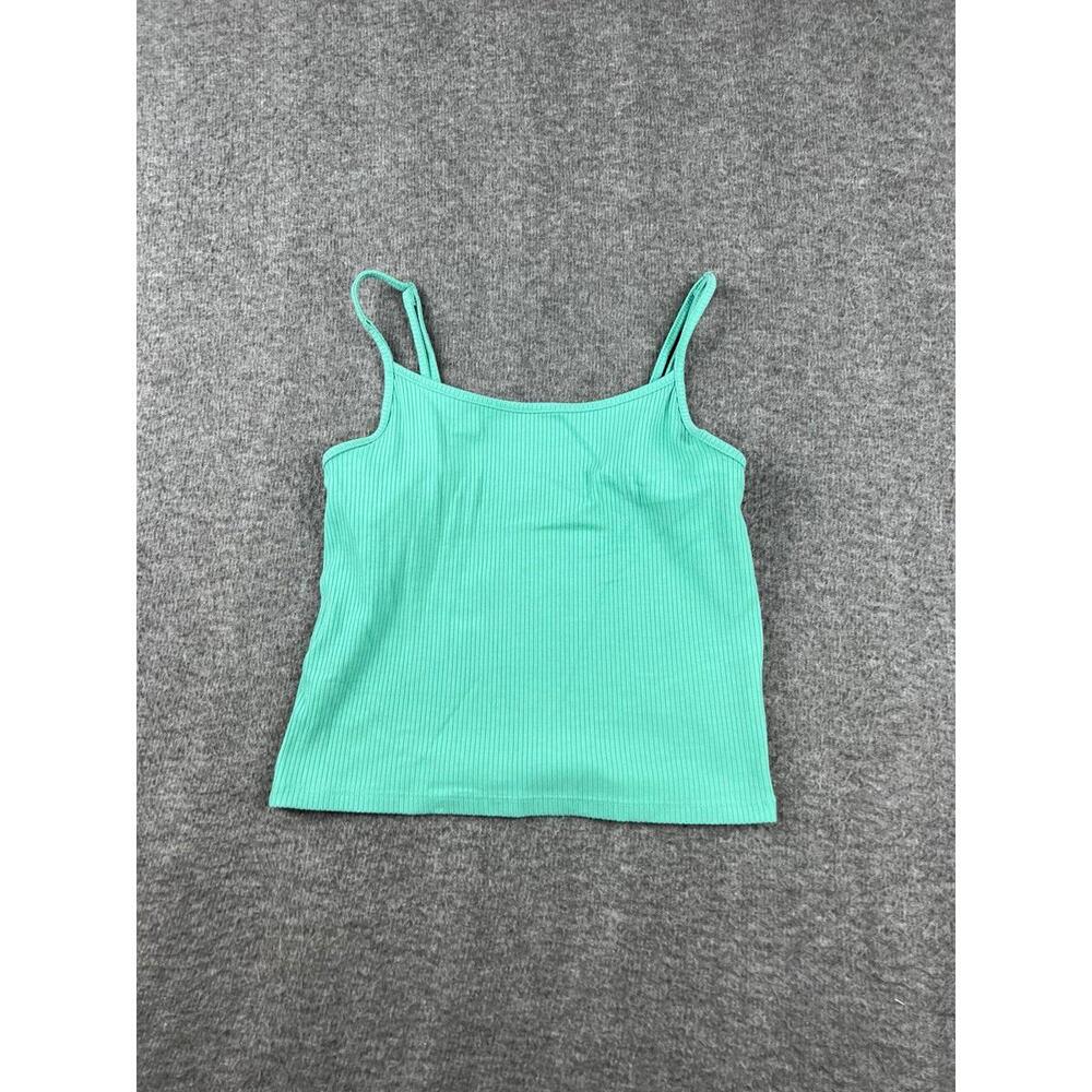 American Eagle Women's Ribbed Tank Top Mint Green Size Small